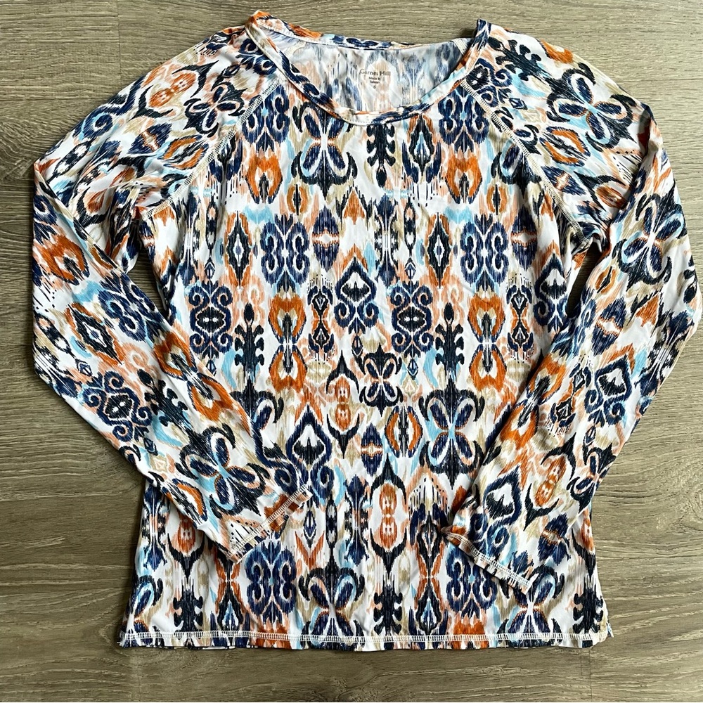 NWOT Garnet Hill Crewneck Sun Shirt
